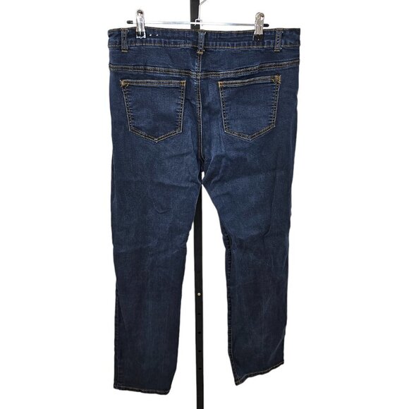 Reitmans Womens  Straight Slim Jeans Blue Size 13 - Picture 2 of 7